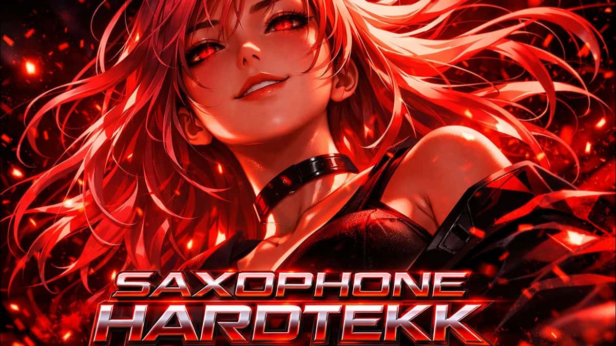 SAXOPHONE HARDTEKK by MEZZIA – cover of the 4K visual